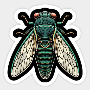 The Great Cicada Comeback Tour 2024 Insect Invasion Sticker